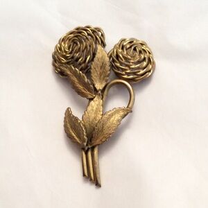 Vintage Floral Flower Brooch